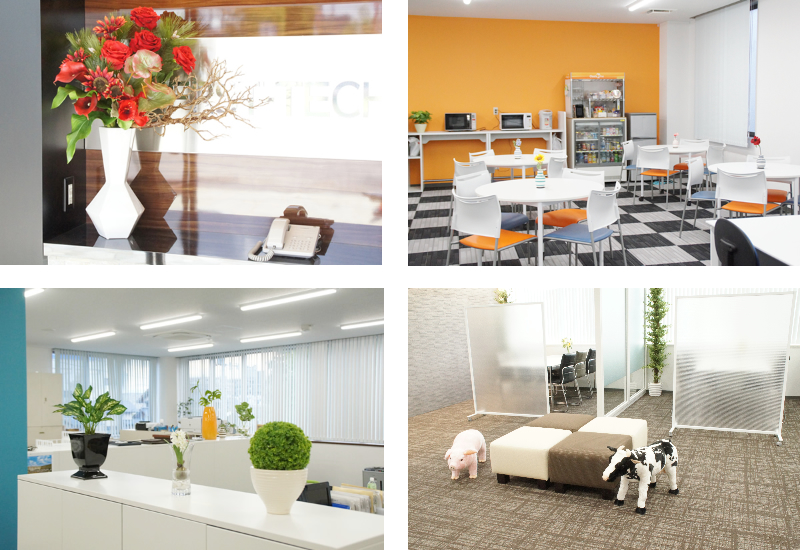 アートフラワー 造花 Akanbi 法人 設置実例1