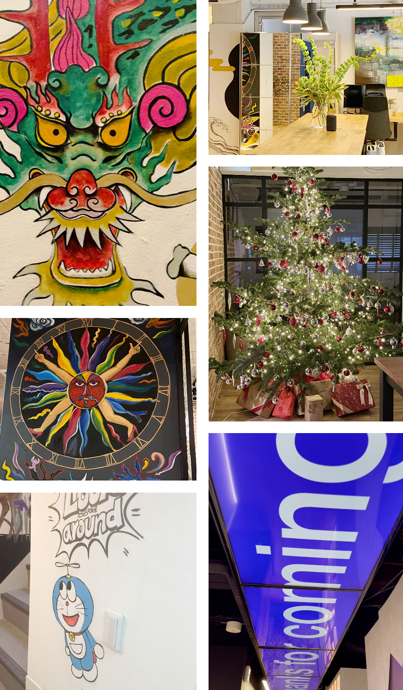 アートフラワー 造花 Akanbi ミーティングルーム&ショールーム