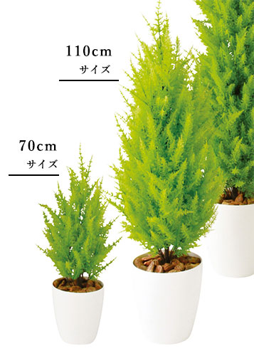 ゴールドクレスト ツリー　H110 造花 アートフラワー Akanbi