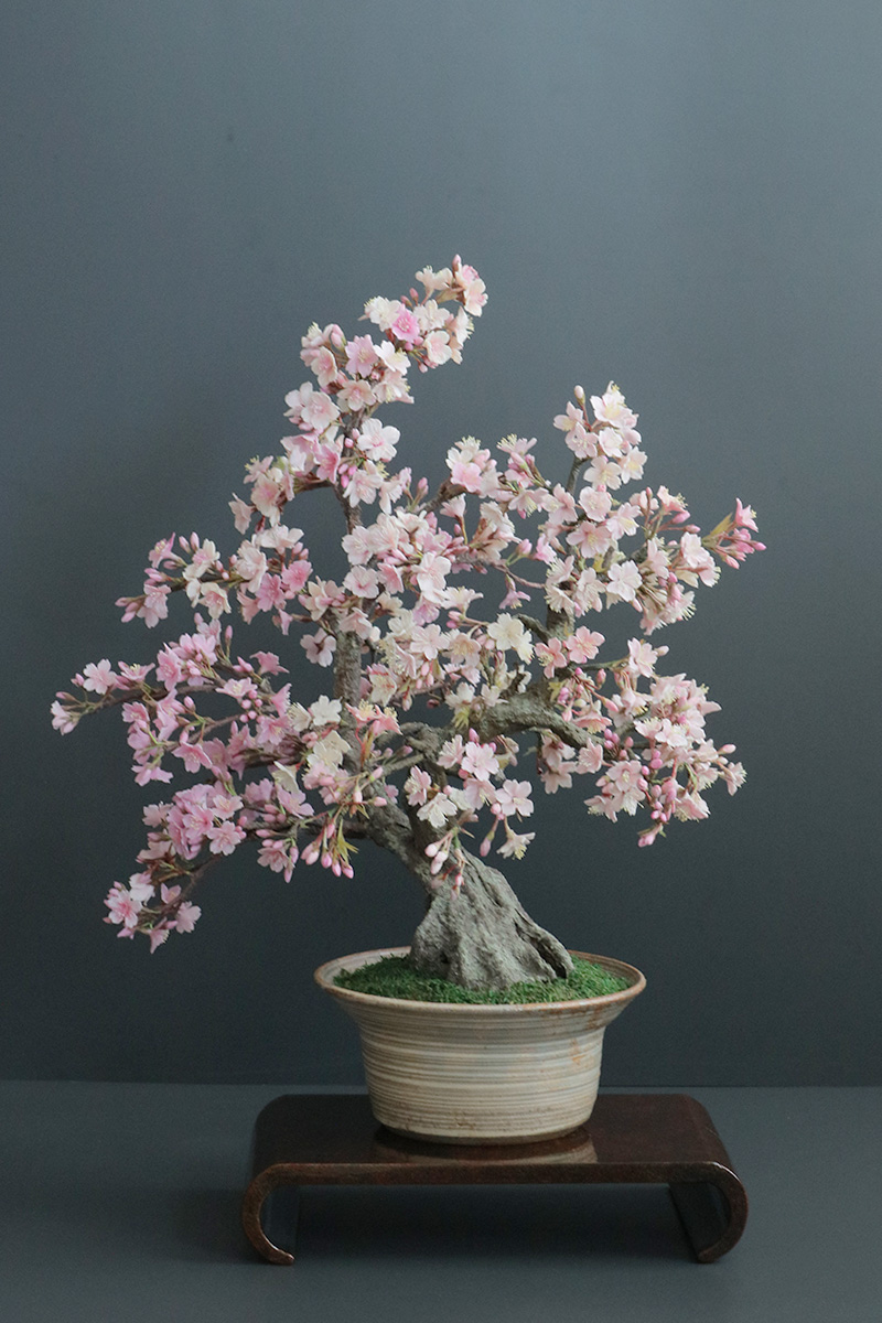 盆栽 桜 #150 造花 アートフラワー Akanbi